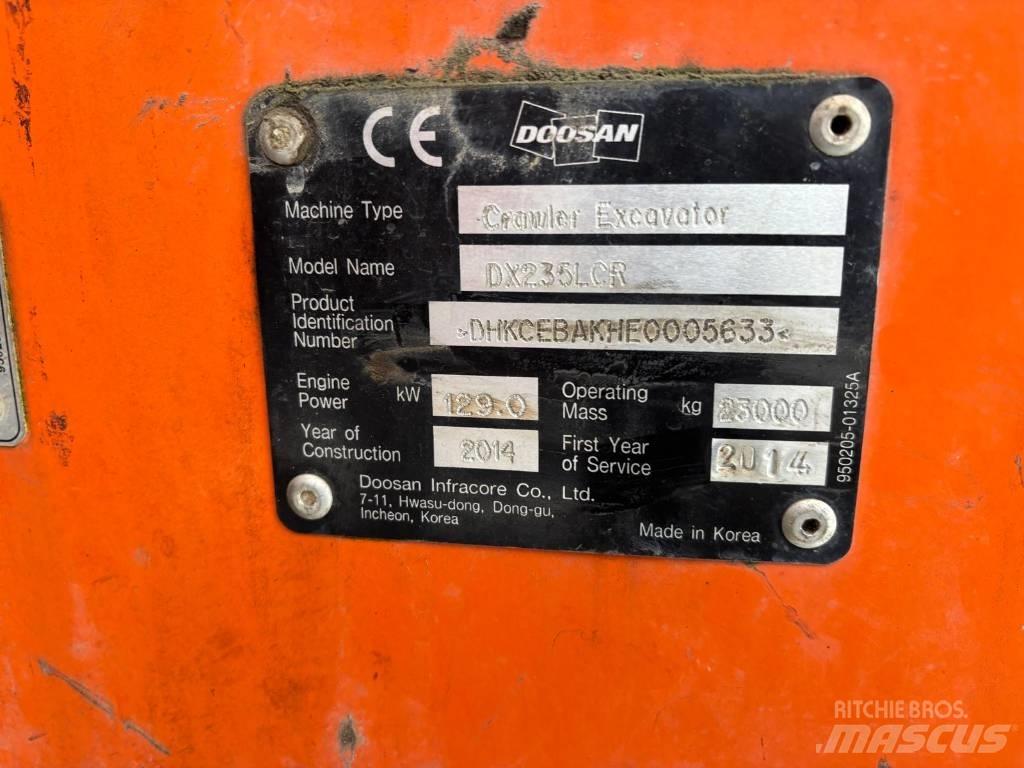 Doosan DX225 LC R Gravemaskiner på larvebånd