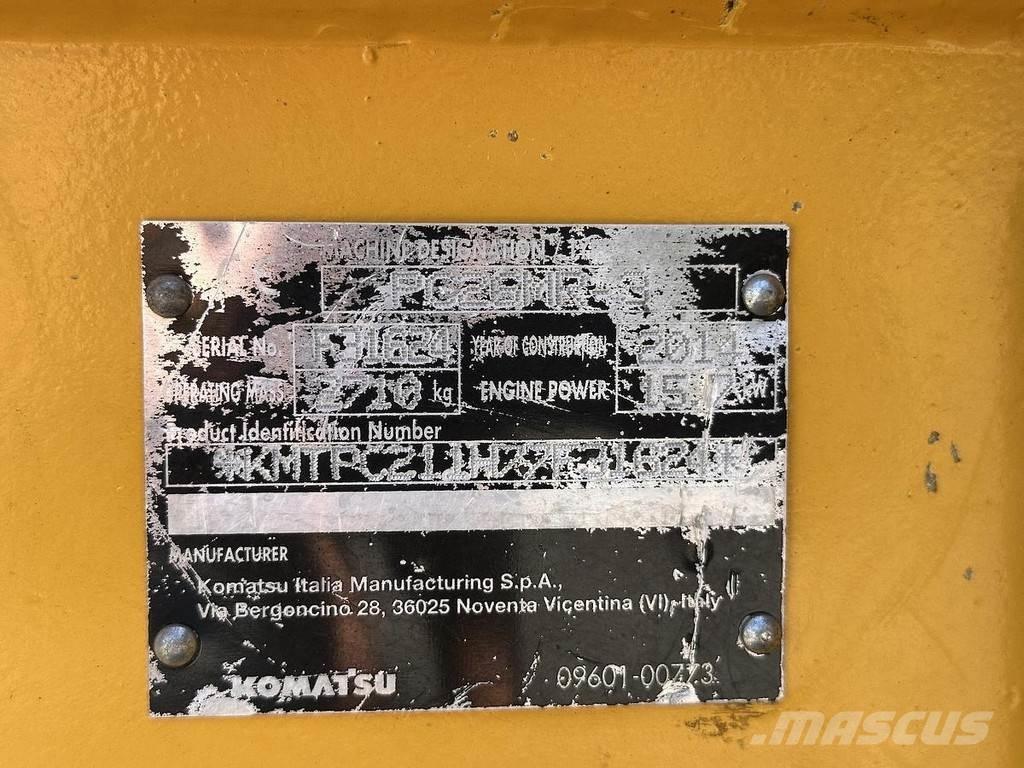 Komatsu PC26MR-3 Minigravemaskiner