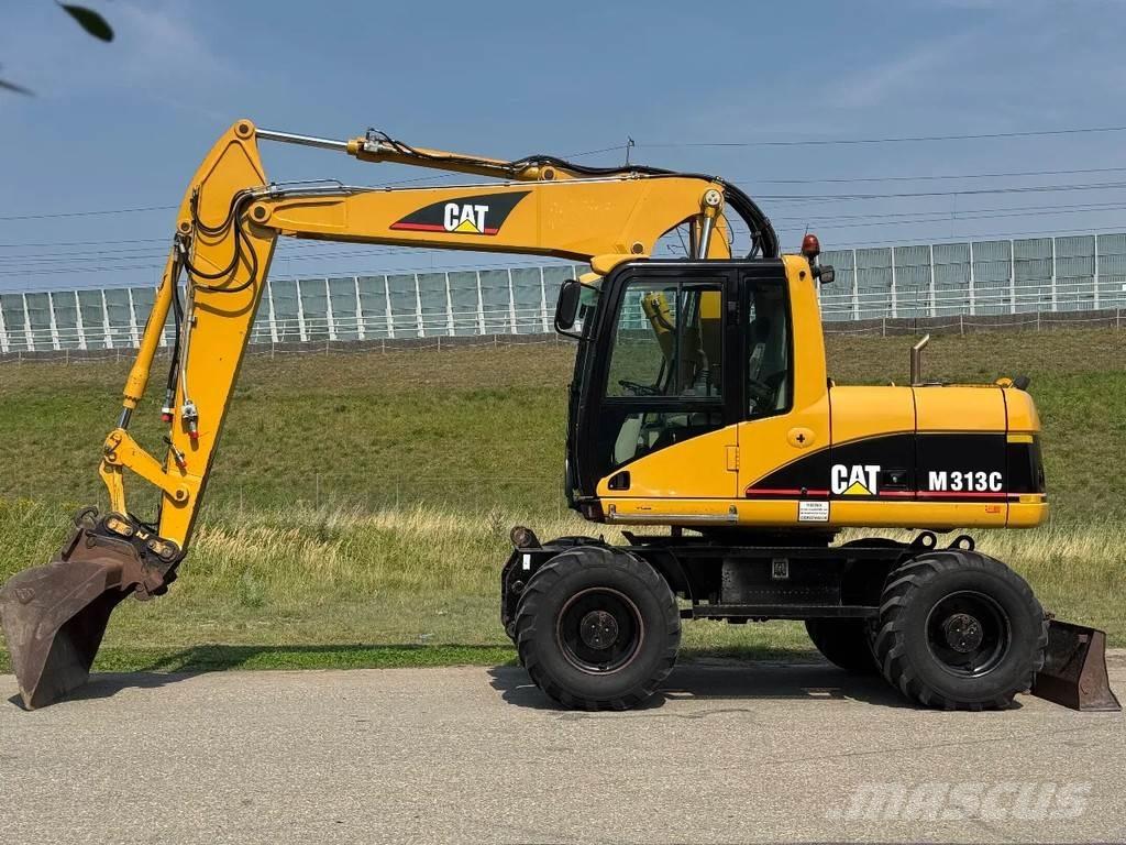 CAT M313C Gravemaskiner på hjul