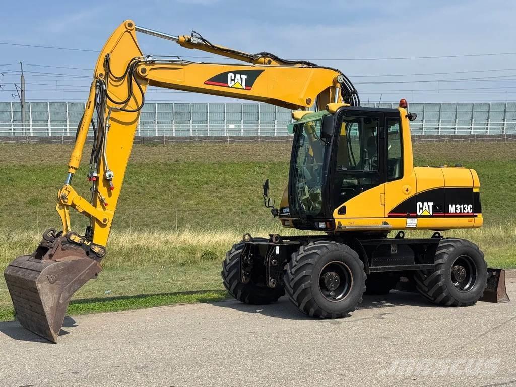 CAT M313C Gravemaskiner på hjul