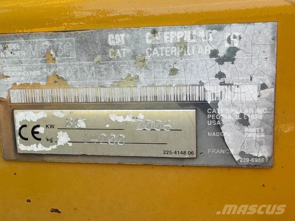CAT M313C Gravemaskiner på hjul