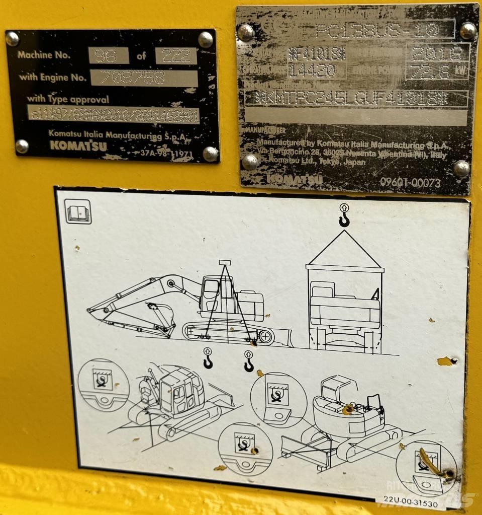 Komatsu PC 138 US-10 Gravemaskiner på larvebånd