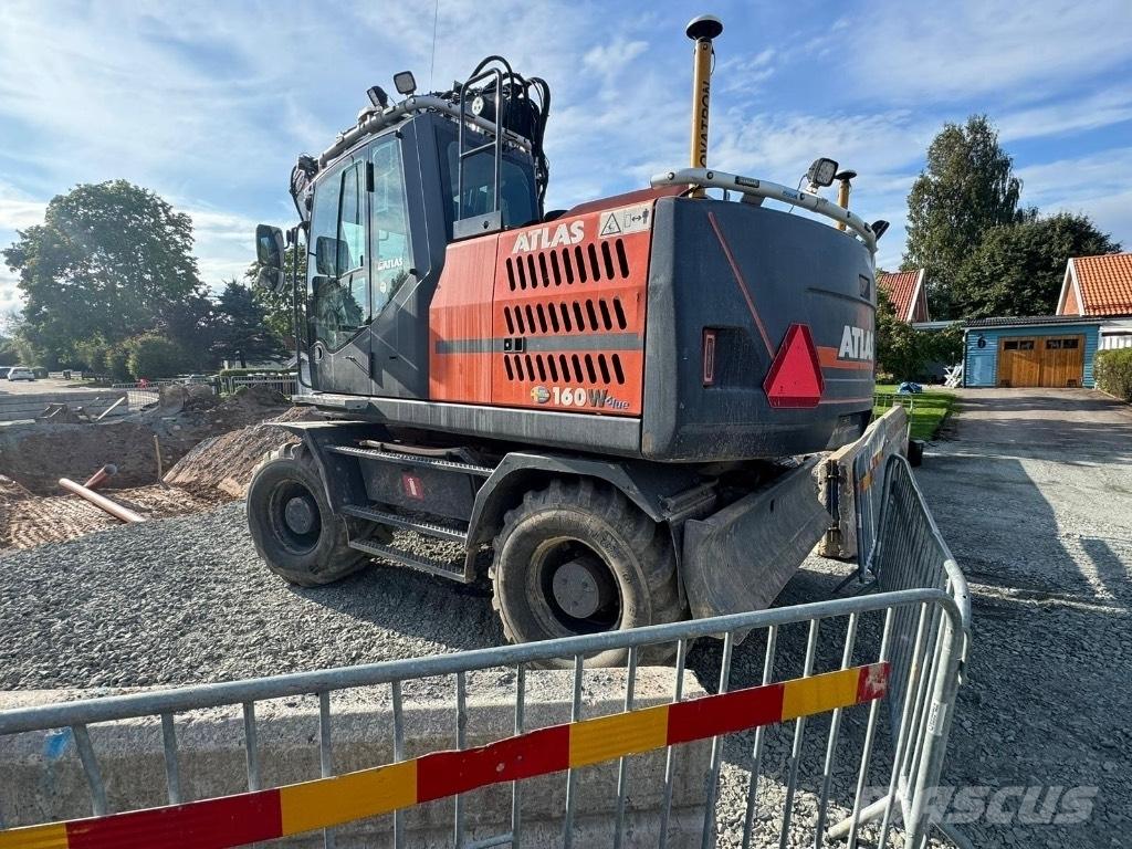 Atlas 160 W Gravemaskiner på hjul