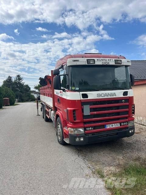 Scania R 114 Lastbil med kran