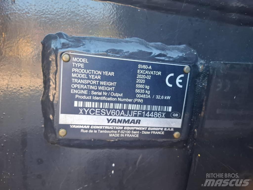 Yanmar SV 60 A Midi-gravemaskiner 7t - 12t