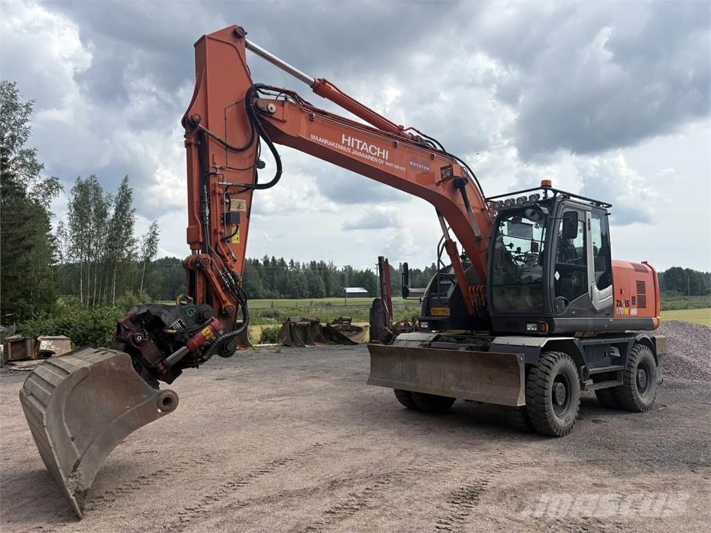 Hitachi ZX170W-3 Gravemaskiner på hjul