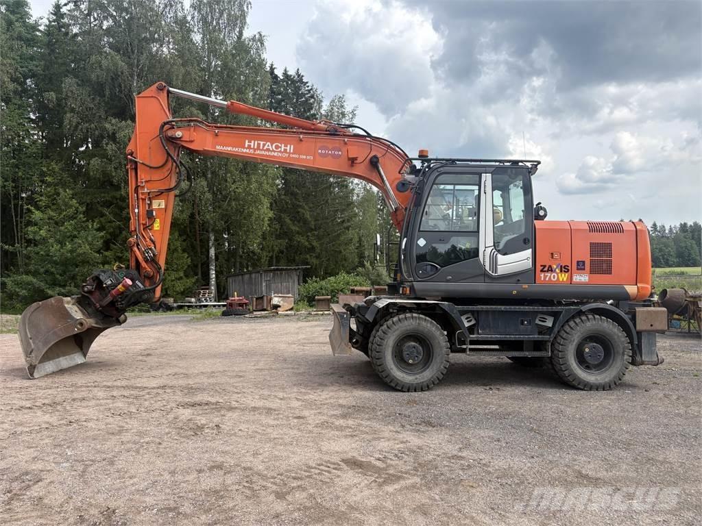 Hitachi ZX170W-3 Gravemaskiner på hjul