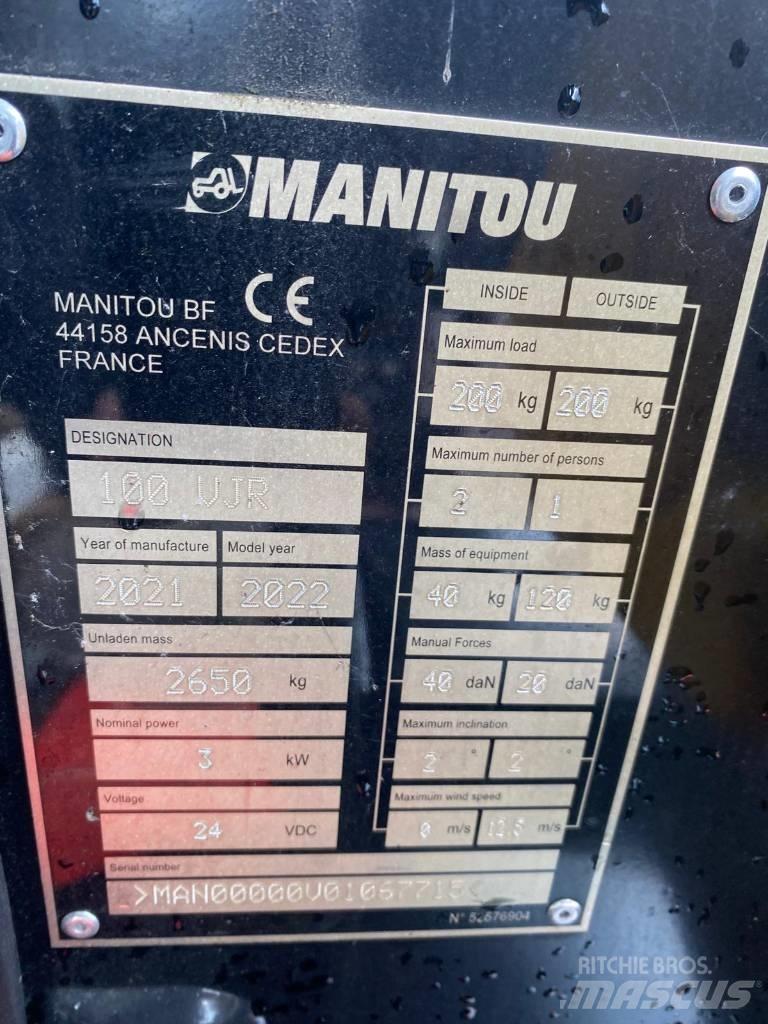Manitou 100 VJR Søjlelifte