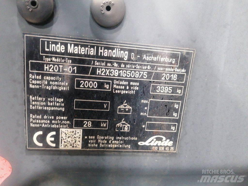 Linde H20T-01 LPG gaffeltrucks