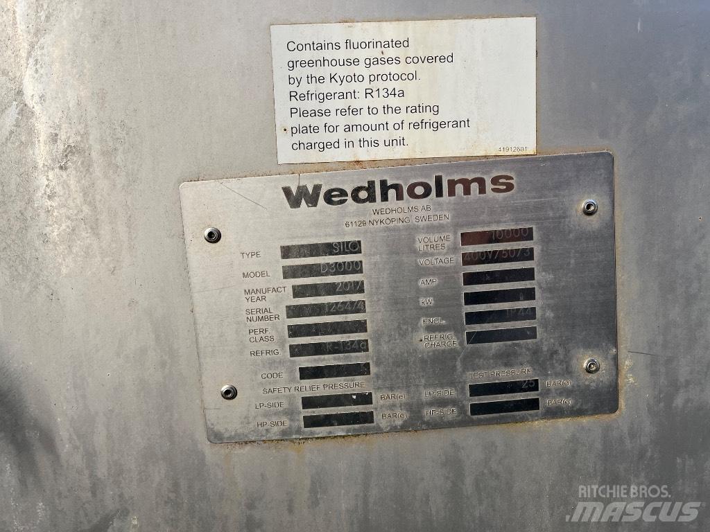 Wedholms D3000 Udstyr til opbevaring af mælk