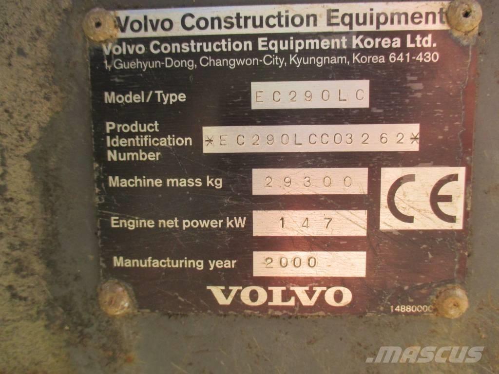 Volvo EC 290 LC Gravemaskiner på larvebånd