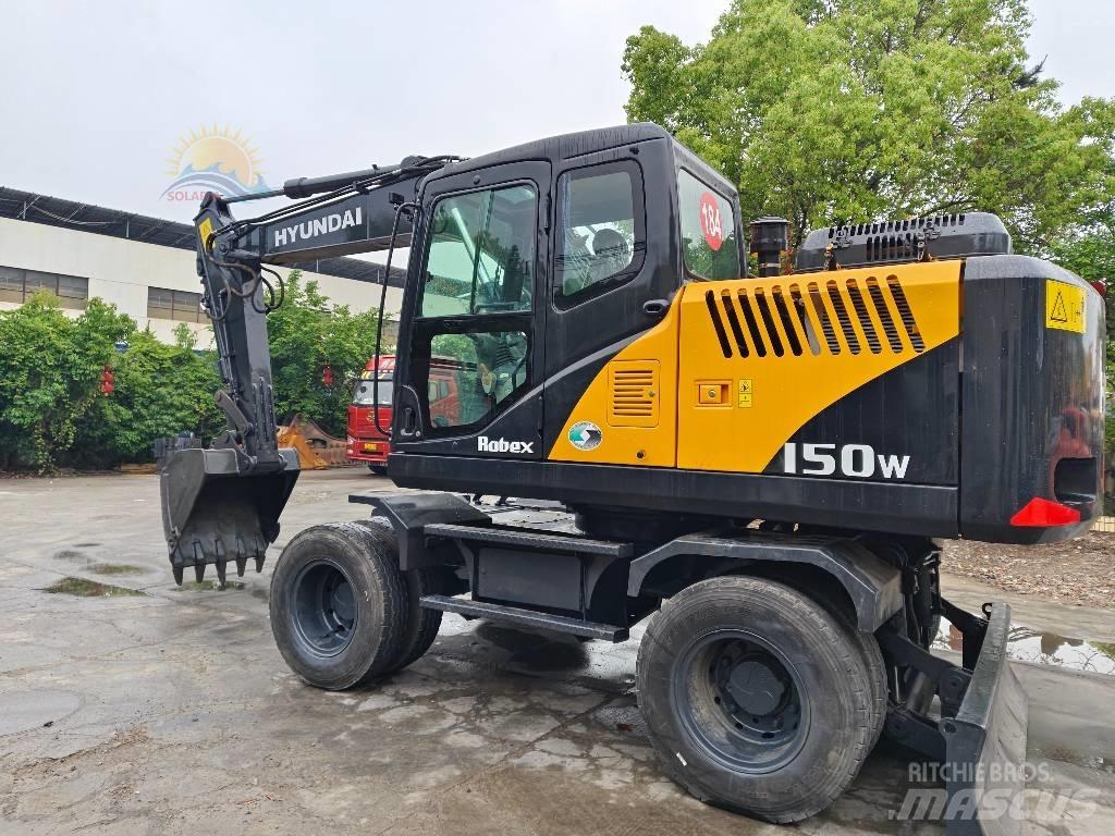 Hyundai R 150 W Gravemaskiner på hjul