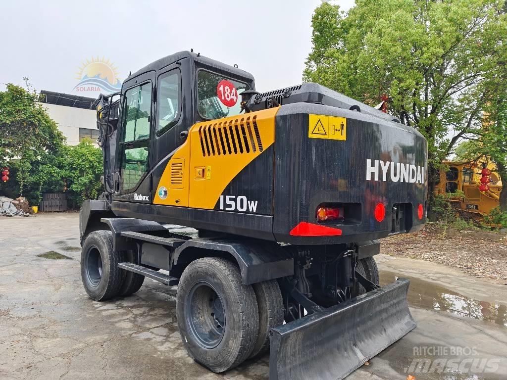 Hyundai R 150 W Gravemaskiner på hjul
