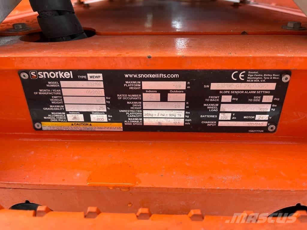 Snorkel S 3219 E Saxlifte