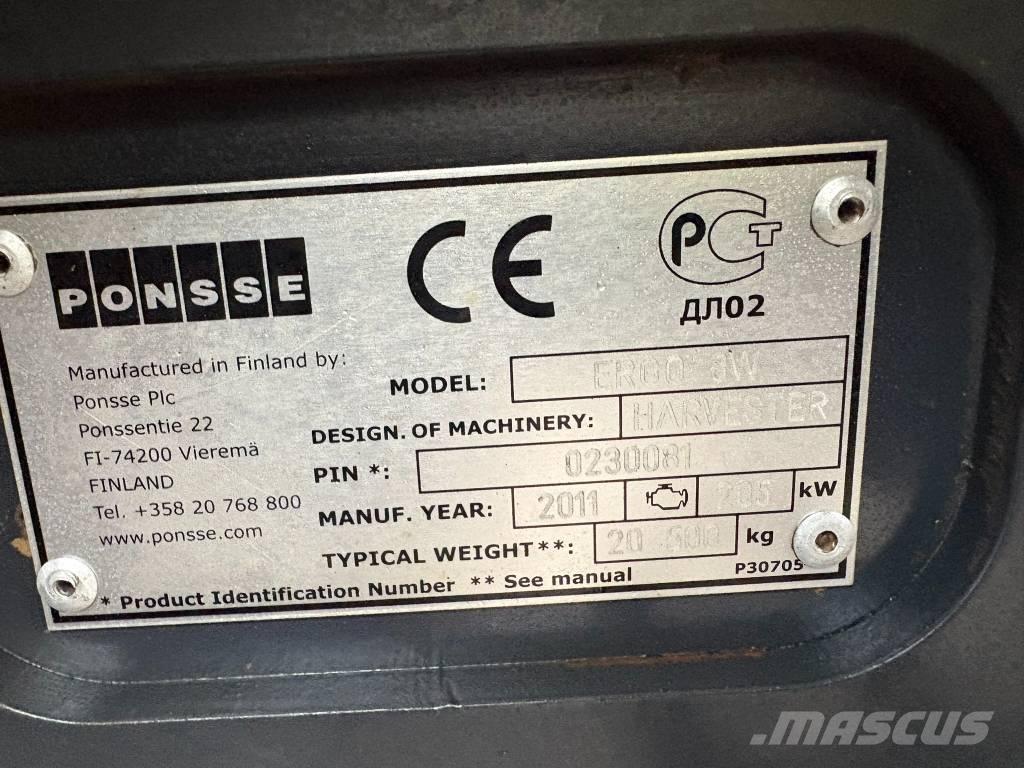 Ponsse Ergo 8W Skovningsmaskiner