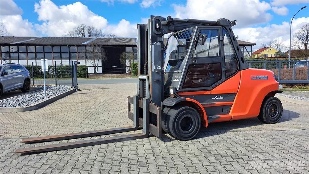 Linde H80D-02/1100 Diesel gaffeltrucks