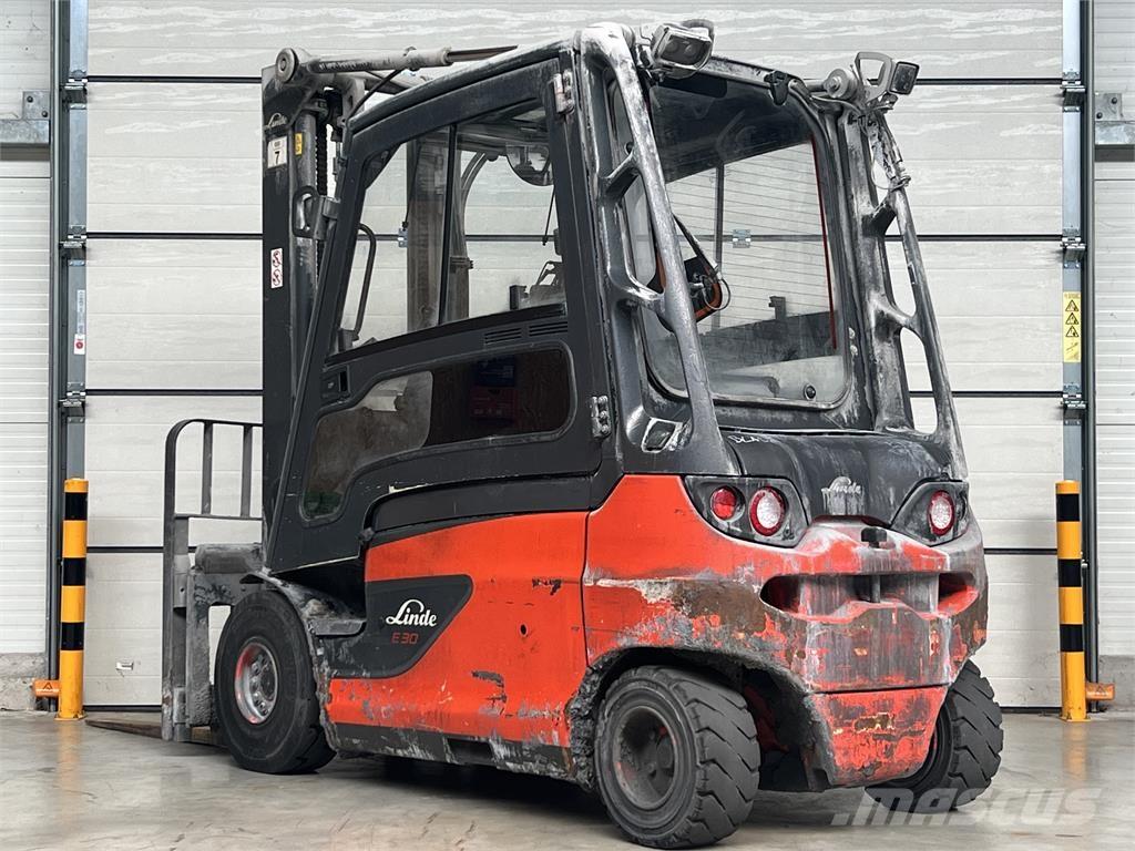 Linde E30L-01 El gaffeltrucks