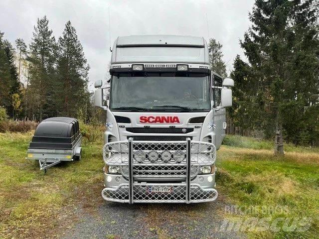 Scania R 560 6*2 Lastbil med lad/Flatbed