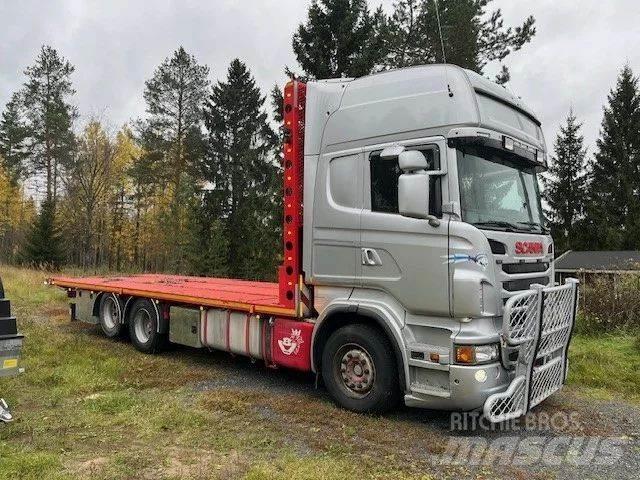 Scania R 560 6*2 Lastbil med lad/Flatbed