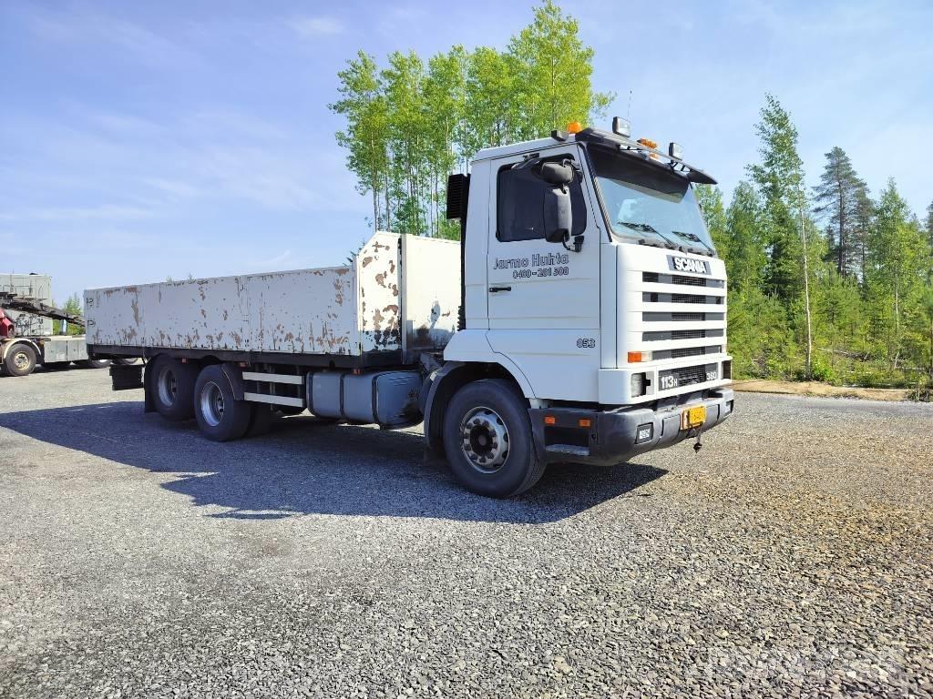 Scania 113 H 360 Lastbil med lad/Flatbed