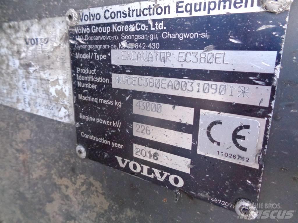 Volvo EC 380 EL Gravemaskiner på larvebånd