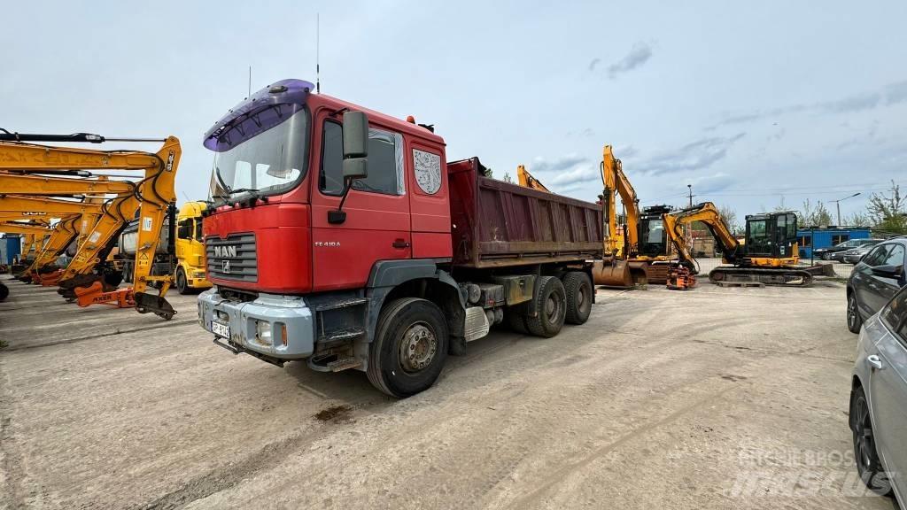 MAN FE 410 Lastbiler med tip
