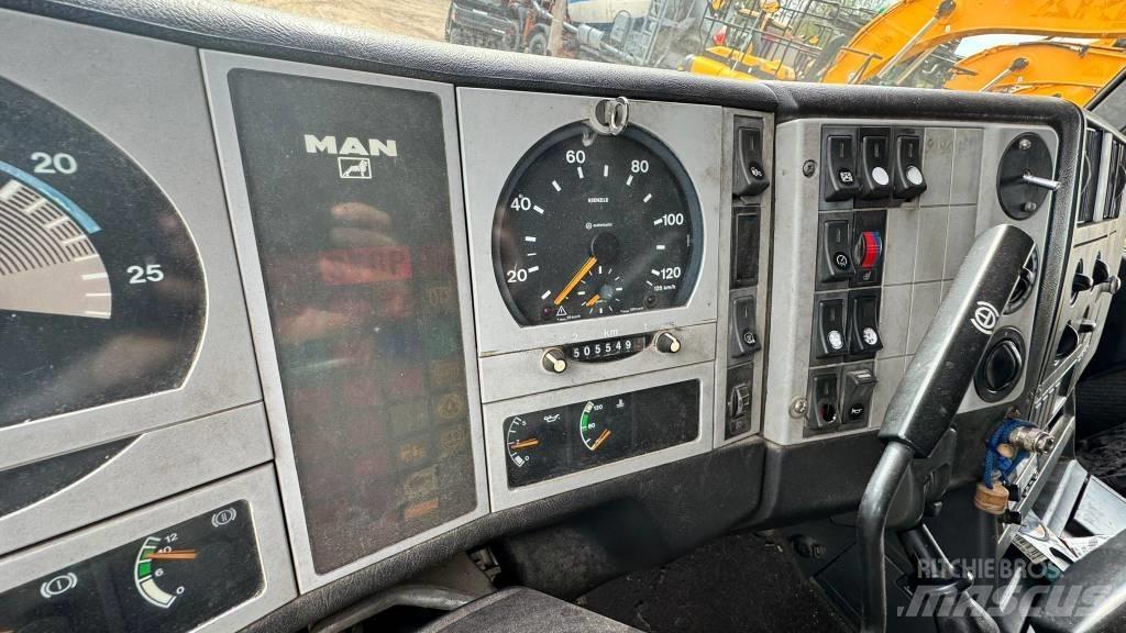 MAN FE 410 Lastbiler med tip