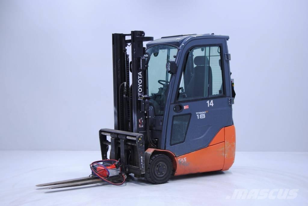 Toyota 8FBEK18T El gaffeltrucks