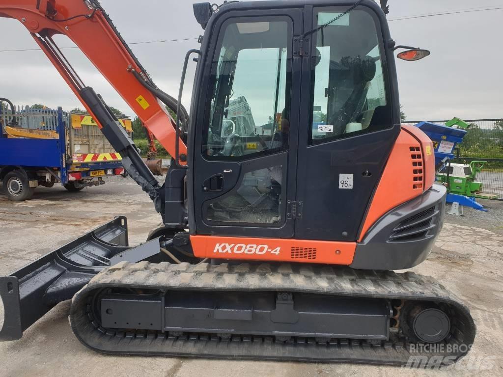 Kubota KX 080-4 Midi-gravemaskiner 7t - 12t
