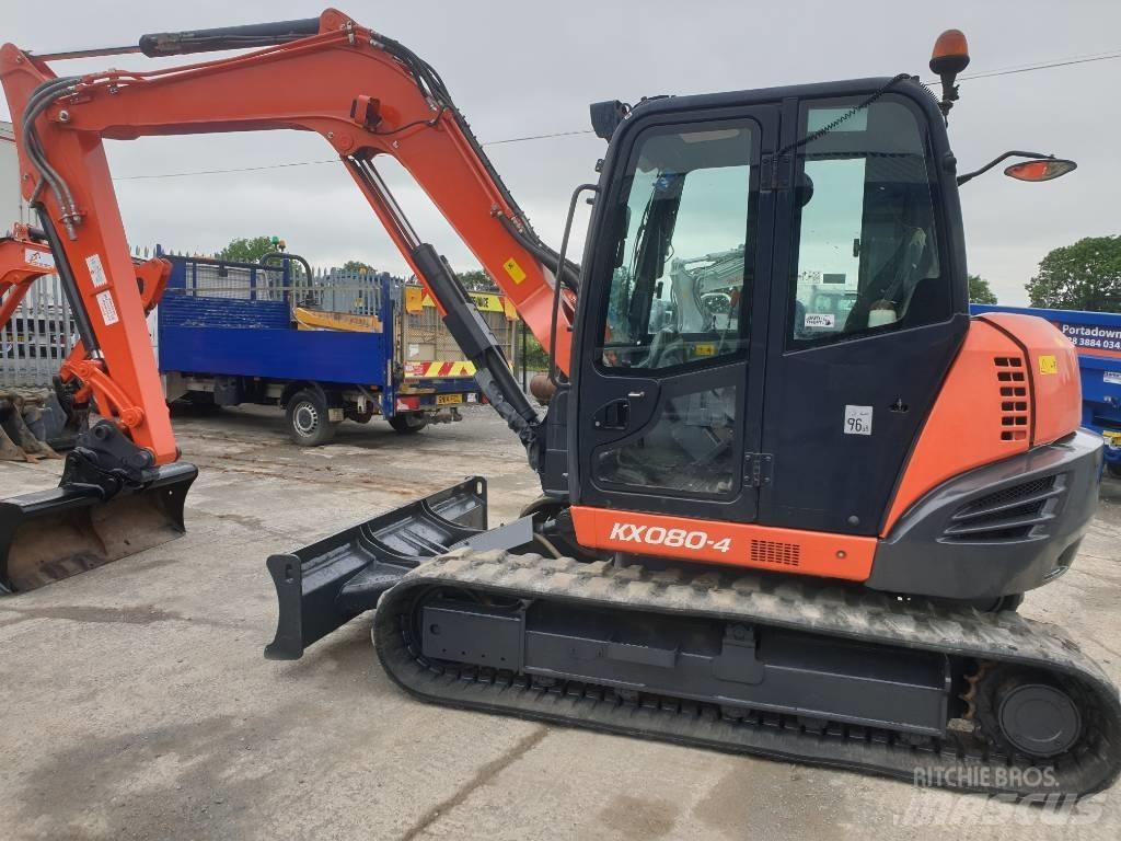 Kubota KX 080-4 Midi-gravemaskiner 7t - 12t