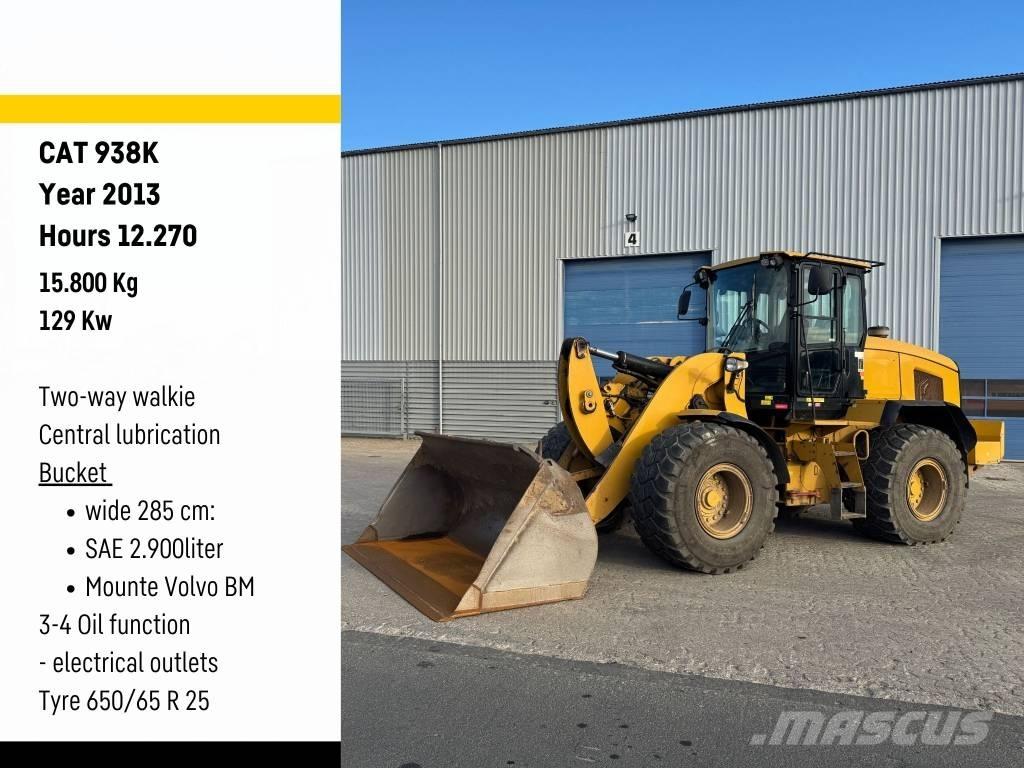 CAT 938 K Læssemaskiner på hjul