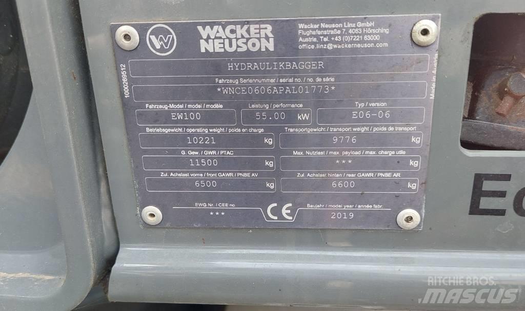 Wacker Neuson EW100 Gravemaskiner på hjul