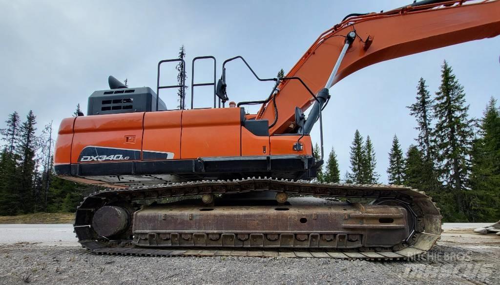 Doosan DX 340 LC Gravemaskiner på larvebånd