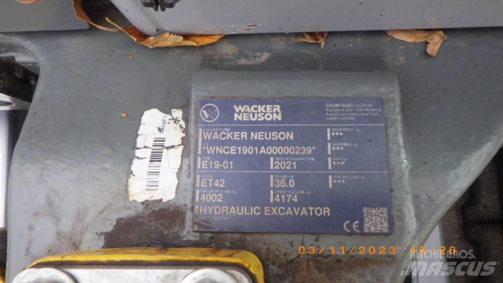 Wacker Neuson ET42 Gravemaskiner på larvebånd