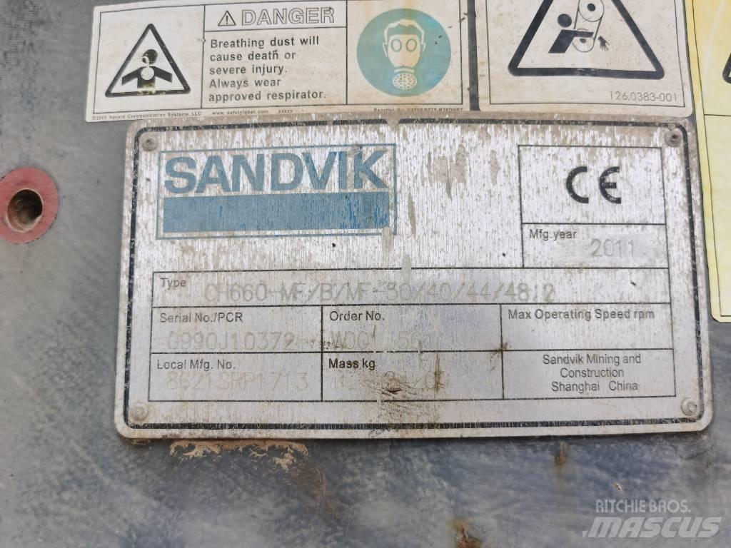 Sandvik CH 660 Knusere - anlæg