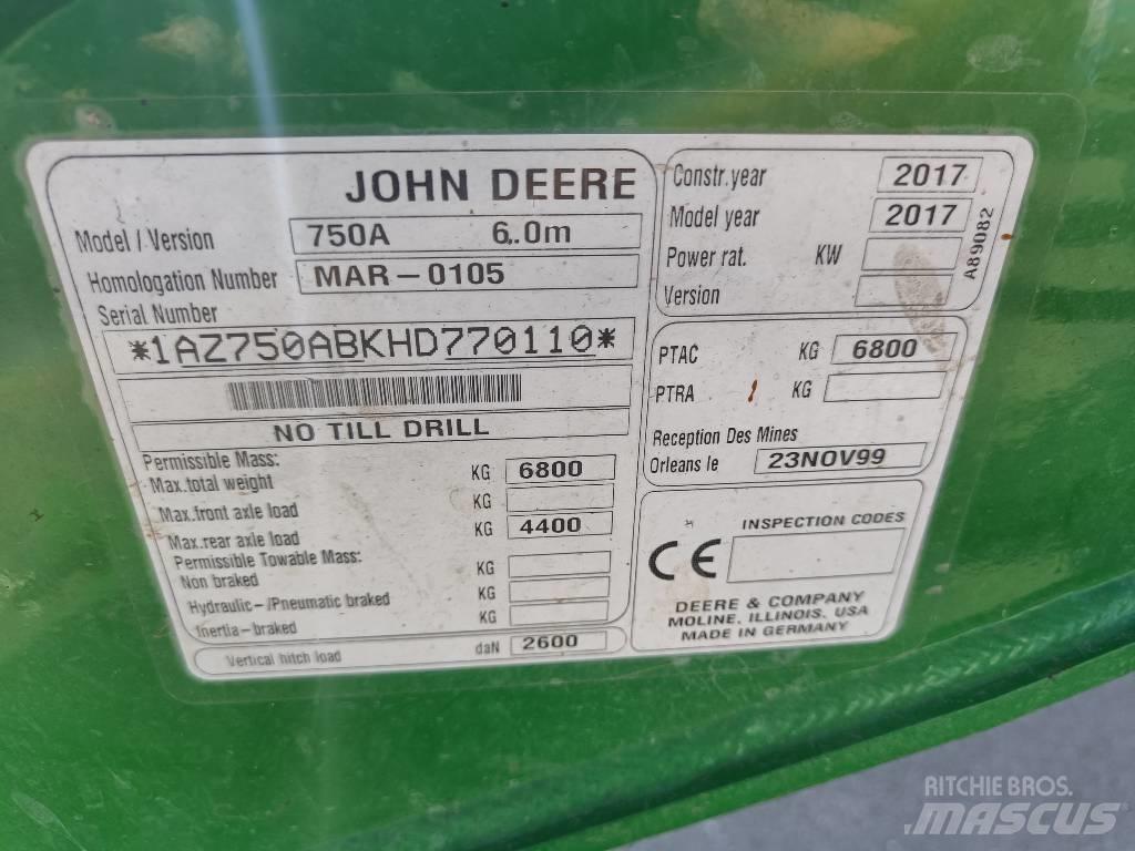 John Deere 750 A Såmaskine