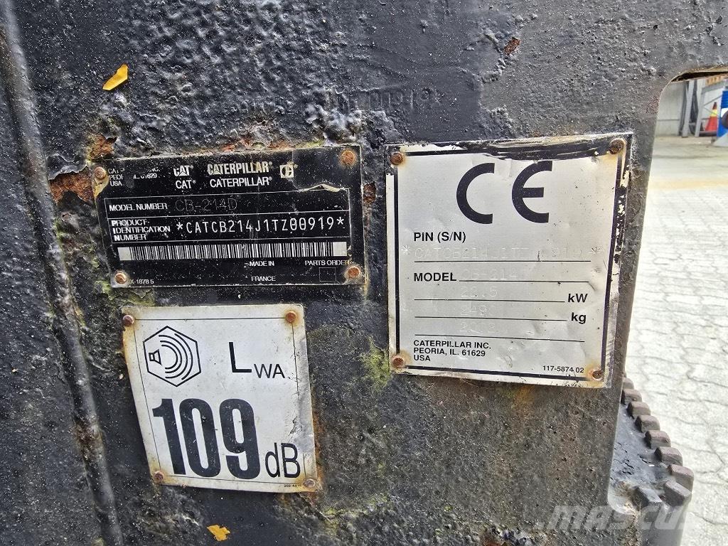 CAT CB 214 D Tvilling tromle
