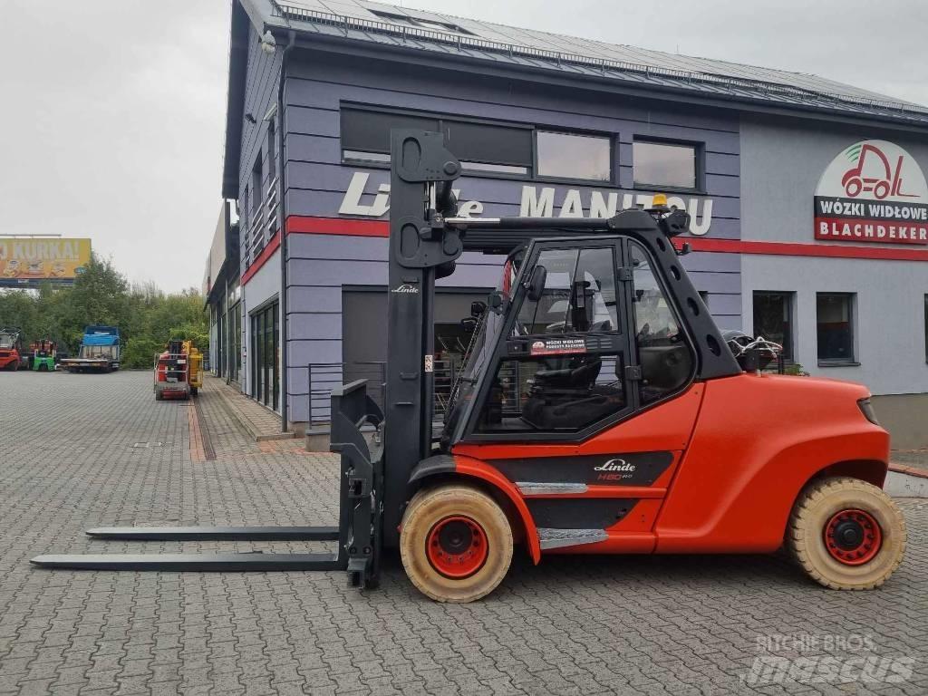Linde H80T-03/1100 LPG gaffeltrucks