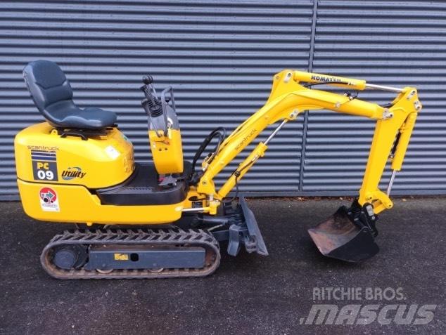 Komatsu PC 9 Minigravemaskiner
