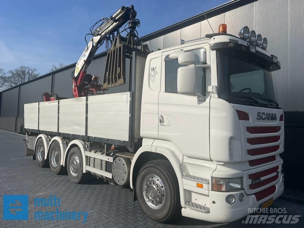 Scania R500 V8 Lastbil med lad/Flatbed