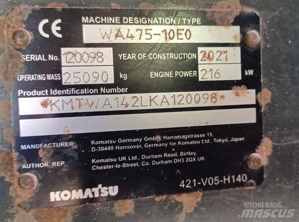 Komatsu WA 475-10E0 Læssemaskiner på hjul