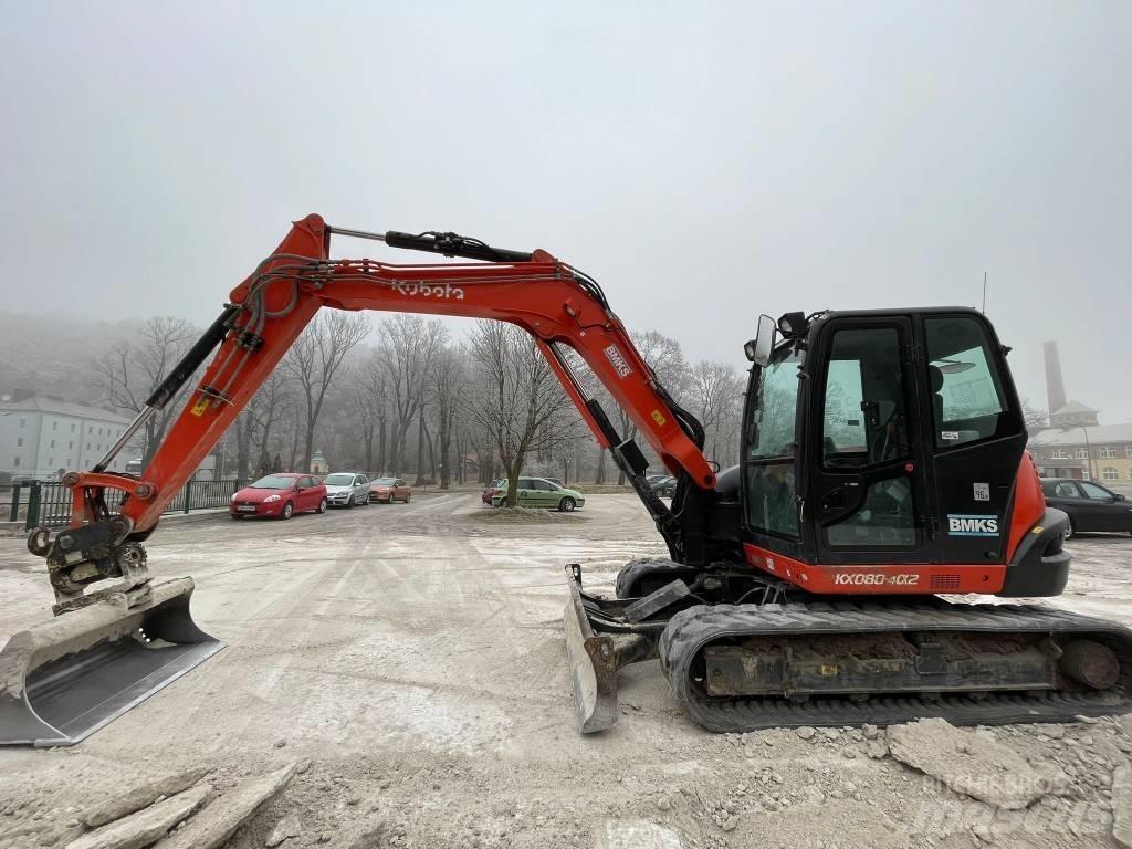 Kubota KX 080-4a2 Midi-gravemaskiner 7t - 12t