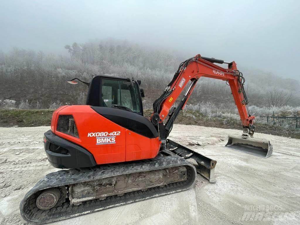 Kubota KX 080-4a2 Midi-gravemaskiner 7t - 12t