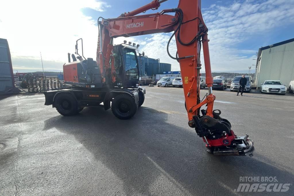 Hitachi ZX 140 W-5B Gravemaskiner på hjul
