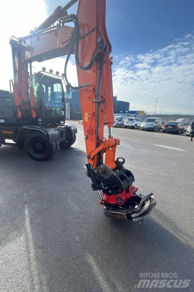 Hitachi ZX 140 W-5B Gravemaskiner på hjul