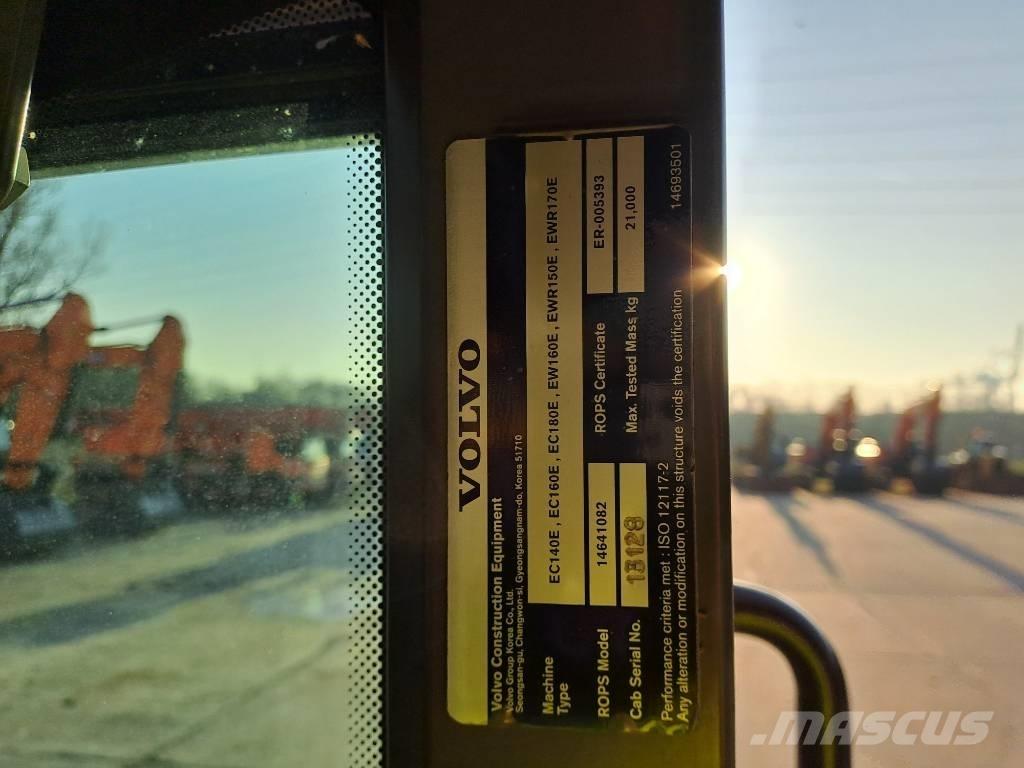 Volvo EW160E Gravemaskiner på hjul