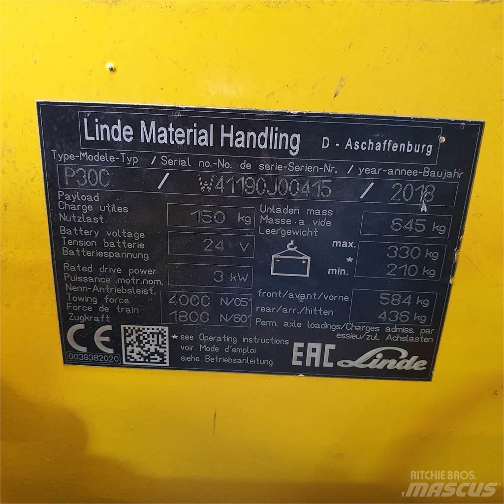 Linde P30C Bugsertruck