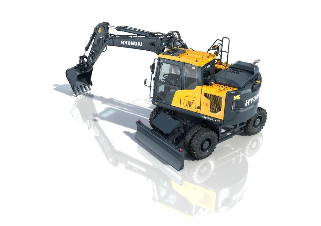 Hyundai HW 150 ACR Gravemaskiner på hjul