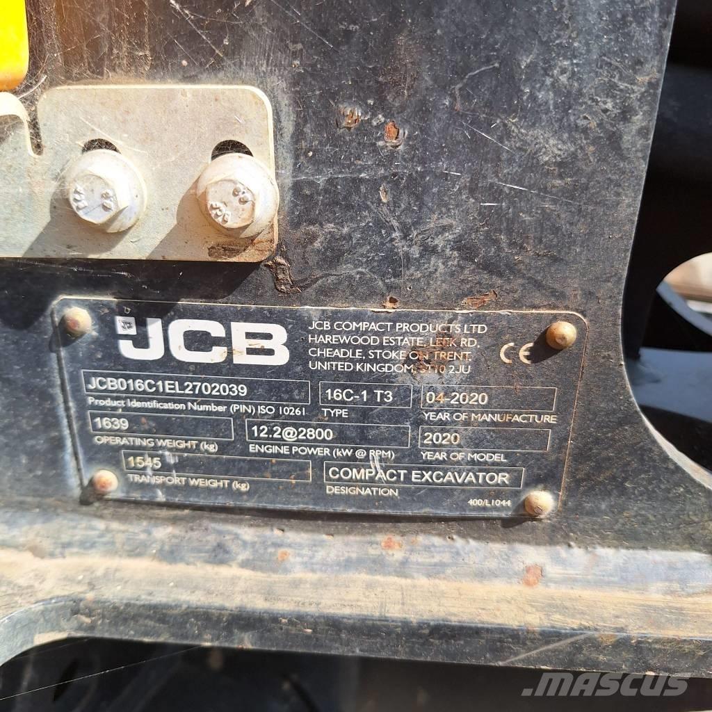 JCB 16 C-1 Minigravemaskiner