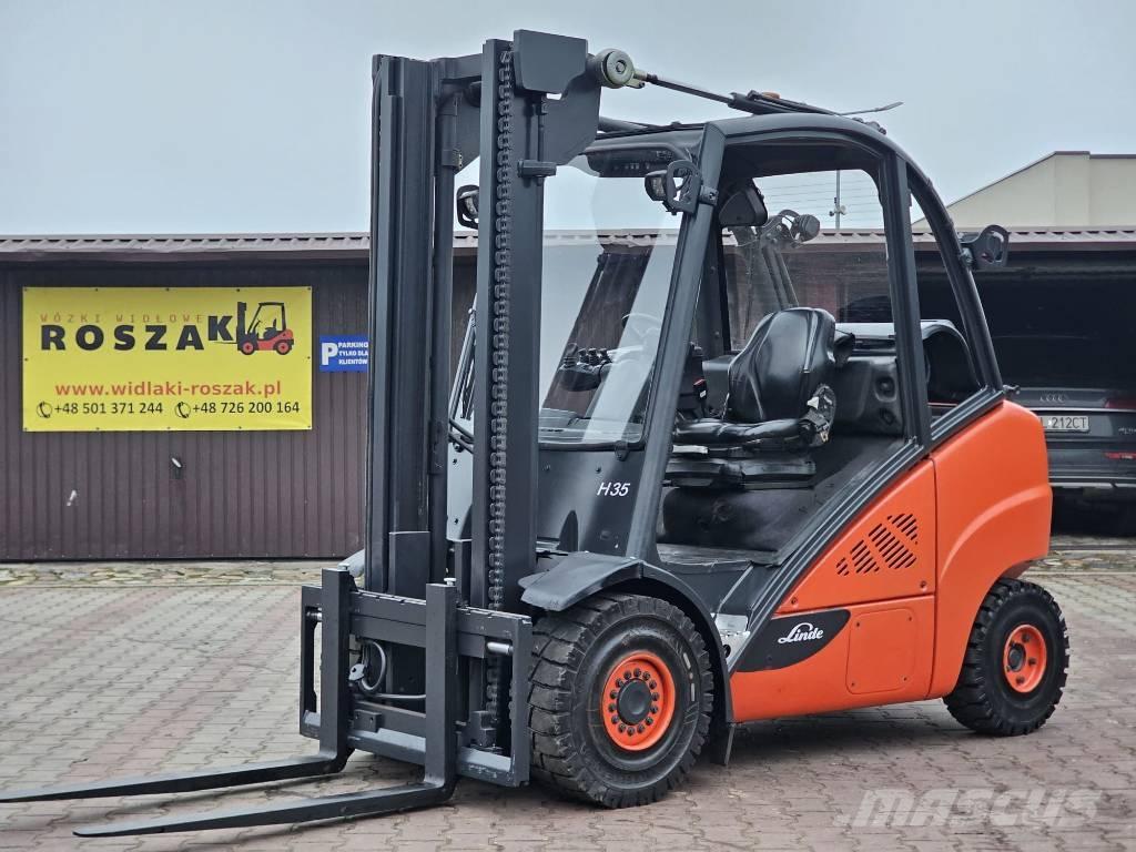 Linde H35T-02 LPG gaffeltrucks